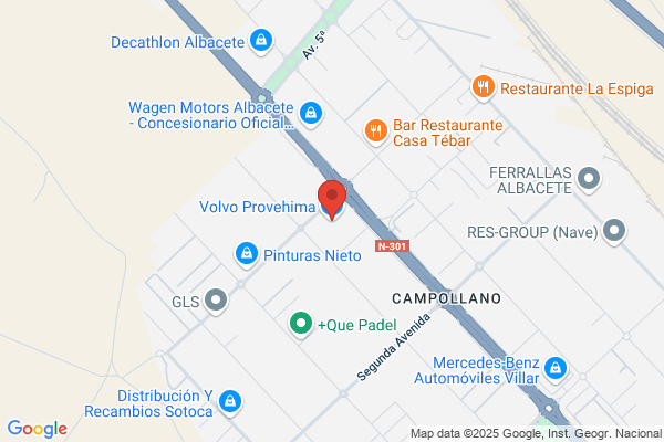 Volvo - Provehima S. A. - Ventas. Admon. y talleres