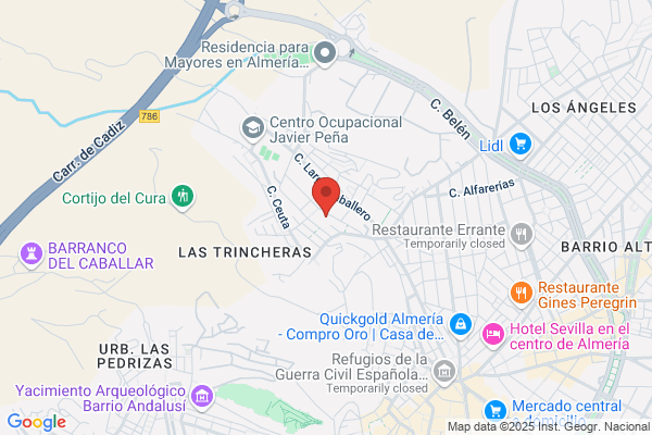 Ciber-Sala Almeria - Un Horario Amplio