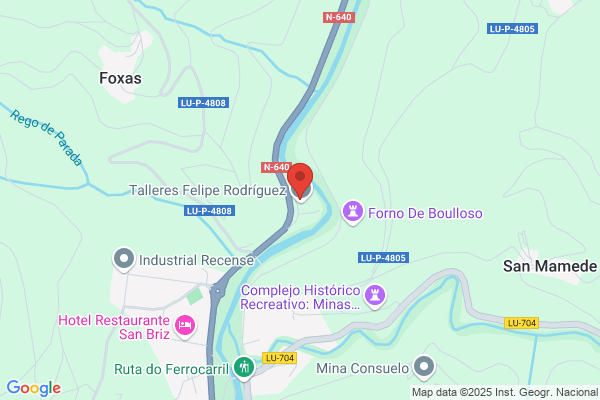 Ferros Alonso S.L. - Mat. Const. Almacen de ferros e taller de ferralla
