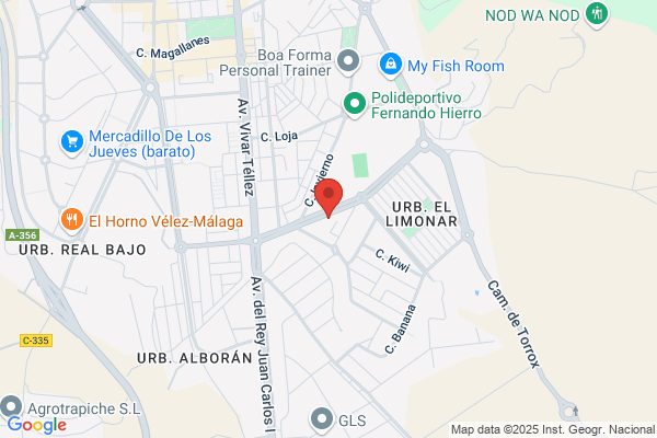 Axarquía Topografía