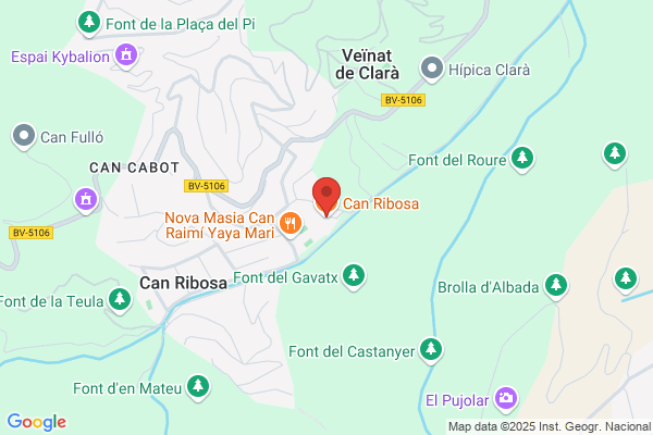 Restaurante Can Ribosa - Cafeteria = Abierto todo el Año