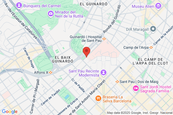 Parking Saba Hospital Sant Pau