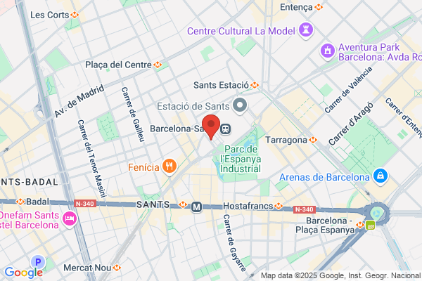 Viacar Autocares - Est. Renfe Sants Plaza joan Peiro bcm bilbao Santander