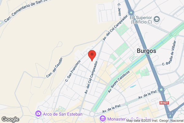 La estación de bicicletas en Burgos