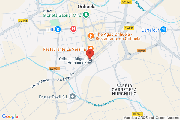 Enterprise Rent-A-Car - Estación de Tren de Orihuela