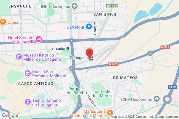 National Car Rental - Estación de Tren de Cartagena
