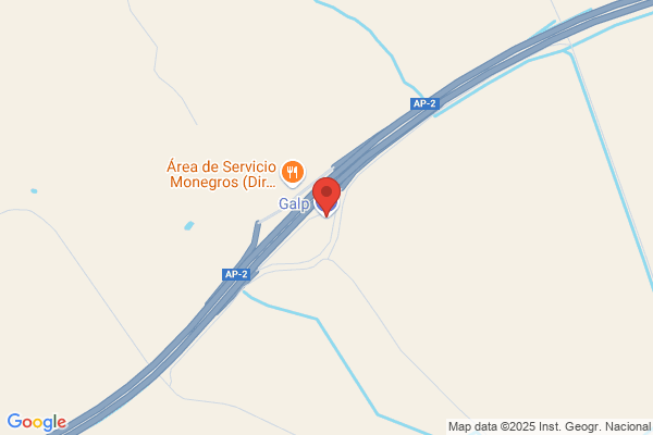 Galp - Estación de Servicio 24H - Monegros Dir. Zaragoza