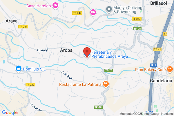 Ferreteria Prefabricados Araya S.L.