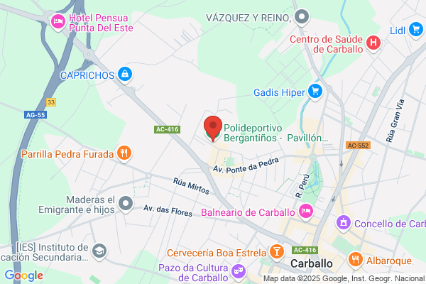 Concello De Carballo (Patronato Deport Munic Polideportivo bergantiños)