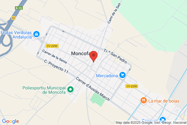 Cooperativa De Riegos De Moncofar Sociedad Coop. Ltda.