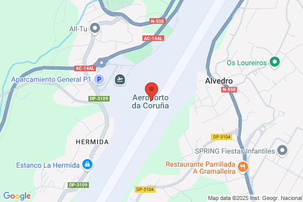 National Alquiler de Coches - Aeropuerto de La Coruña