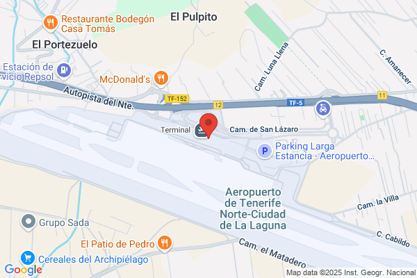 Alquiler de coches en Aeropuerto Tenerife Norte - InterRent