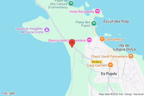 Restaurante Caminito La Autentica Parrilla Argentina - salida es Pujols direccio