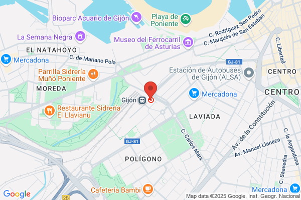Alamo Rent A Car - Estación de Tren de Gijón