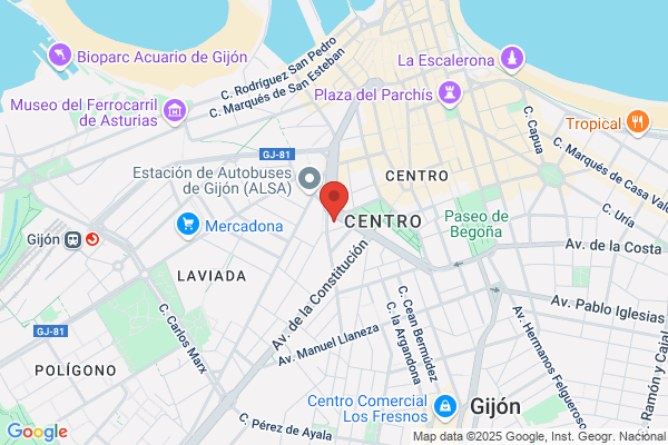 Oficina de Registro auxiliar del Ayuntamiento de Gijon Edificio Administrativo Antiguo Hogar