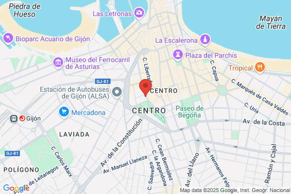 Registro auxiliar del Area de Inspeccion Sanitaria V - Gijon