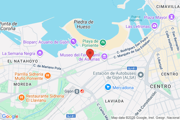 Registro auxiliar en la Oficina Comarcal de Gijon