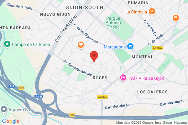 Ayuntamiento De Gijon (Educación Centros Educación Adultos: roces (Las palmeras)