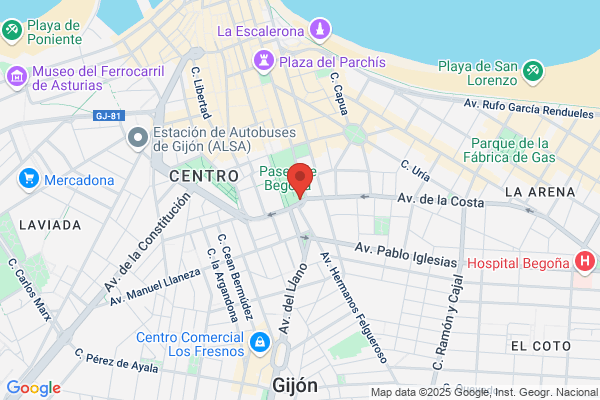 Parkia Begoña Centro Gijón. Punto de recarga para vehículos eléctricos