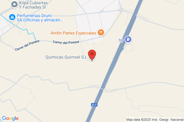 Quimicas Quimxel S.L.