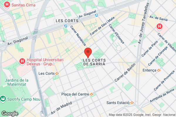 Associacio Esportiva Les Corts Sant Ramon Zona universitaria Esquerra de Leixam