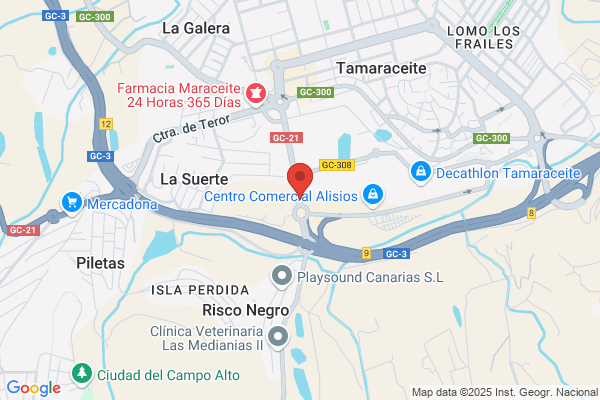 Parada de Transportes Centro comercial Alisios