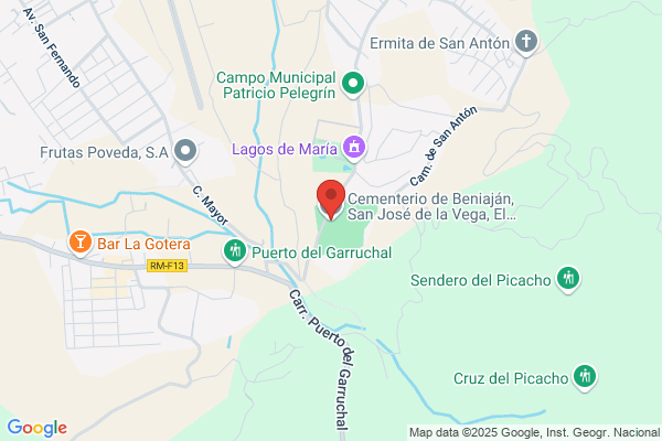 Asociacion Cementerios Beniajan S.Jose De La Vega Bojar y Los Dolo
