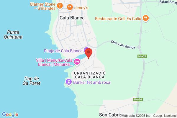 Restaurante Cala Blanca Ciutadella S. L.