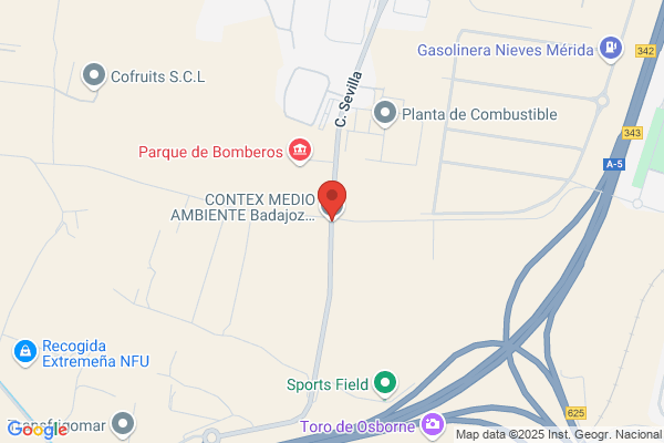 CONTEX MEDIO AMBIENTE Badajoz - Mérida - Almendralejo