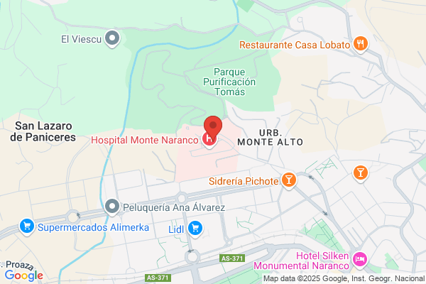 Registro auxiliar del Area Sanitaria IV de Oviedo en el Hospital Monte Naranco