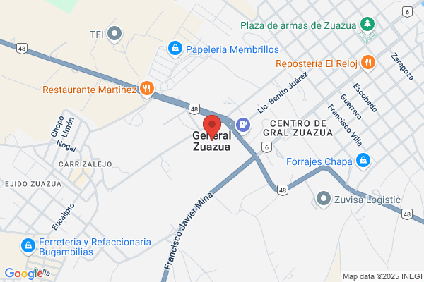 De Zuazua m.