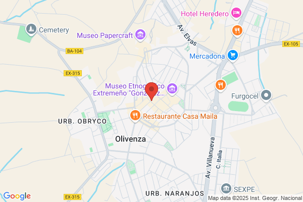 Luisa Ortiz Mira. Procurador en Olivenza