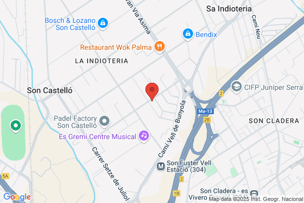 Estanco Son Castello Expendiduria Nº 16 - Sellos letras prensa
