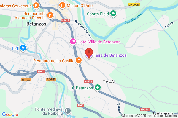 De Betanzos d. F. J.