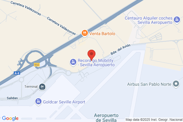 Parking del Aeropuerto de Sevilla- San Pablo