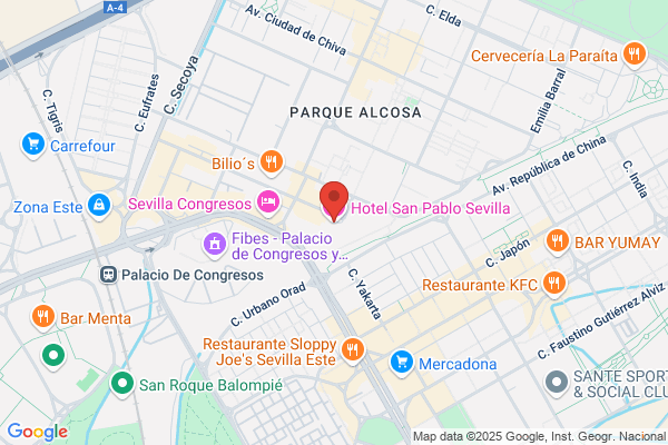 Hotel San Pablo - Frente Palacio Congresos y exposiciones