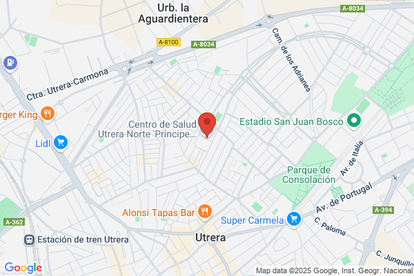 Servicio Andaluz De Salud Centro Salud Utrera norte informacion