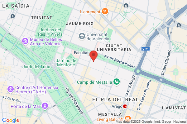 Universidad De Valencia - Facult Geografia E historia centralita