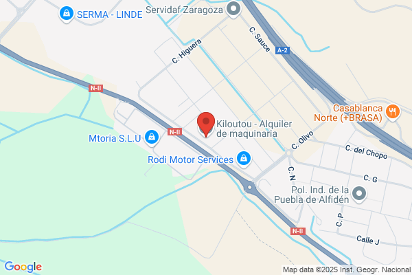 Kiloutou Zaragoza (La Puebla de Alfidén) - Alquiler de maquinaria